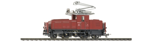 Bemo 1257111 - H0m - Rangierlok Gem 2/4 211, dunkelorange, RhB, Ep. IV - V - FORMNEUHEIT